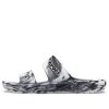 Crocs Classic Clog Marble Beach Sports Slippers Unisex White Black 207701-103