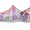 Crocs Classic clog Pattern Crocs Flat Heel Sports Colorful Blue Sandals 205453-6SN