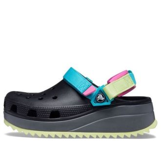 Crocs Classic Hiker Clog “Black Blue Yellow” 206772-0C4