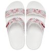 Crocs Classic Non-Slip Wear-Resistant Sports Slippers Unisex White 207350-94S