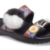 Crocs Classic Soft Sole Cozy Flat Heel Sports Slippers Unisex Black 207403-001