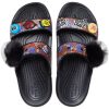 Crocs Classic Soft Sole Cozy Flat Heel Sports Slippers Unisex Black 207403-001
