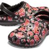 Crocs Classic Stay Warm Cozy Sports Unisex Black Red Sandals “Black Red” 205324-643
