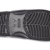 Crocs Daisy Lightweight Wear-Resistant Sports Slippers Unisex Black White 207284-0ZI