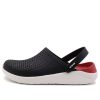 Crocs LiteRide Black Sandals “Black White” 204592-066
