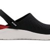 Crocs LiteRide Black Sandals “Black White” 204592-066