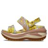 Crocs Mega Crush Retro Floral Sandals “Vanilla Cork” 208966-1LQ