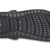 Crocs Reviva Beach Sandals Black Red 205852-0BU