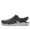 Crocs Swiftwater Wave Sandals “Wave Black Pearl White” 203963-069