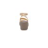 Crocs (WMNS) Brooklyn Ankle Strap Wedge Sandals “Cream White Brown” 209406-2DS