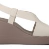 Crocs (WMNS) Brooklyn Lightweight Cement Gray Sandals “Gray” 206222-16T