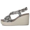Crocs (WMNS) Brooklyn Thick Sole Gray Sandals “Gray” 206222-93T