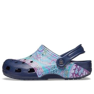 Crocs (WMNS) Classic Clog Liberty London Beach Deep Blue Sandals 206447-410