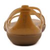 Crocs (WMNS) Gold Color Sandals “Gold” 202465-276