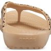 Crocs (WMNS) Kadee ll Leopard Print Flip-Flops Brown 206398-98R