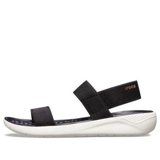 Crocs (WMNS) LiteRide Fashion Black Sandals 205106-066