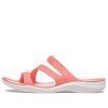 Crocs (WMNS) Soft Sole Cozy Sports Red Sandals 203998-6SL